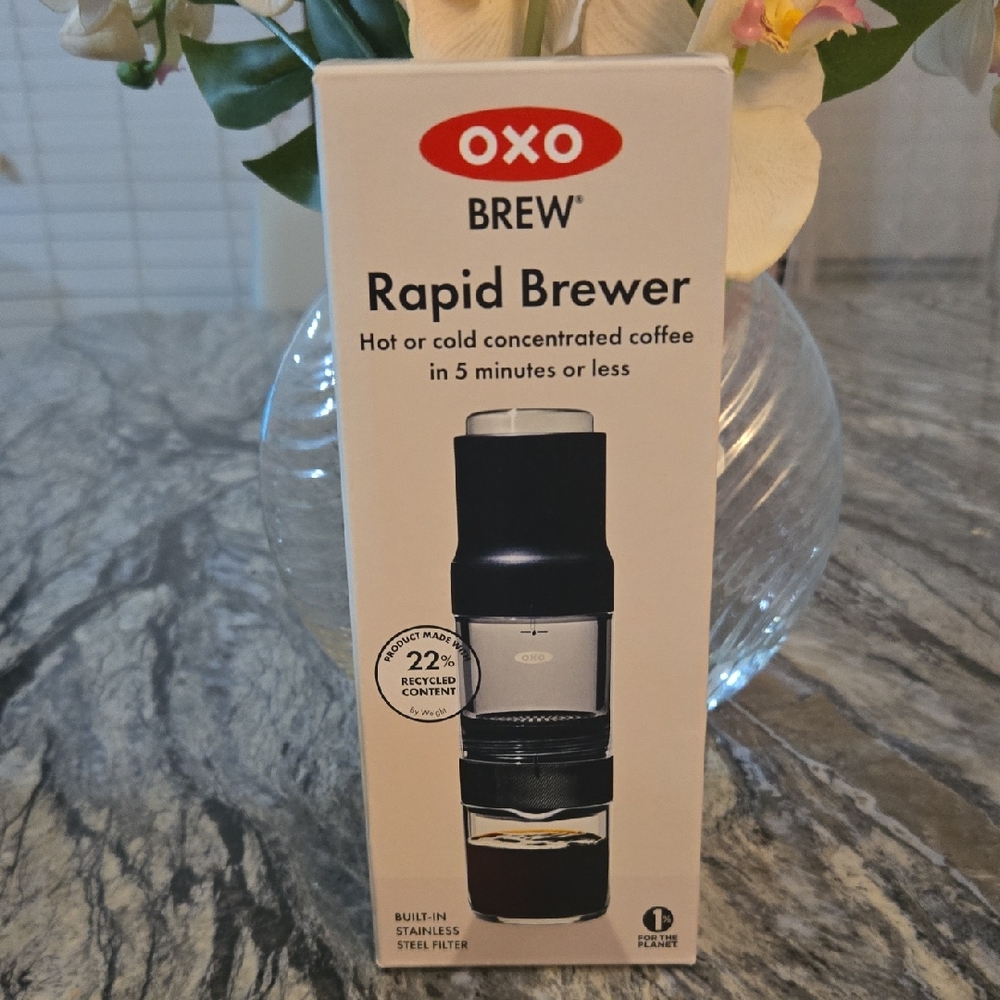 Oxo Brew Rapid Brewer - Black and Clear